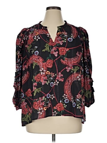 Cupio 3/4 Sleeve Blouse (view 1)