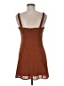 Grace 100% Polyester Polka Dots Brown Casual Dress Size M - photo 2