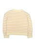 Hanna Andersson 100% Recycled Polyester Stripes Yellow Pullover Sweater Size 8 - photo 2