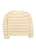 Hanna Andersson 100% Recycled Polyester Stripes Yellow Pullover Sweater Size 8 - photo 1