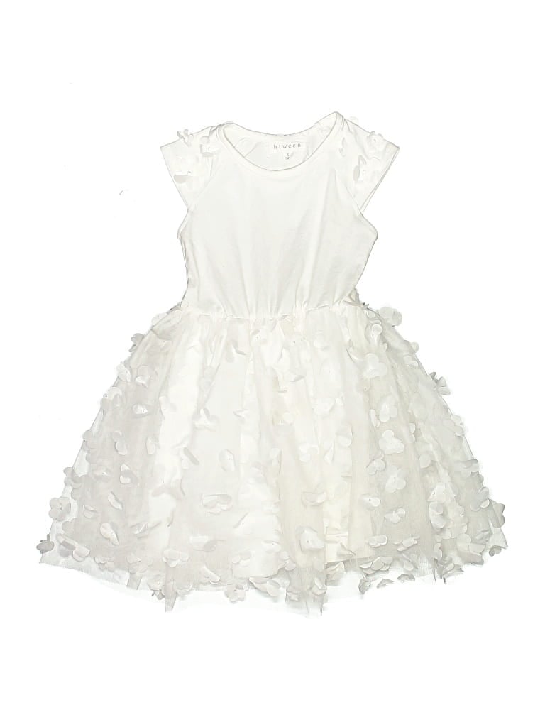 Pre-owned Btween Kids' Dress In White