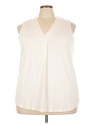 Anne Klein Sleeveless Blouse (view 1)