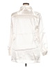 Venezia 100% Polyester Metallic Ivory 3/4 Sleeve Blouse Size 18 (3) - photo 2