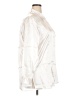 Venezia 100% Polyester Metallic Ivory 3/4 Sleeve Blouse Size 18 (3) - photo 4