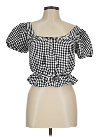 Eyeshadow Short Sleeve Blouse (view 1)