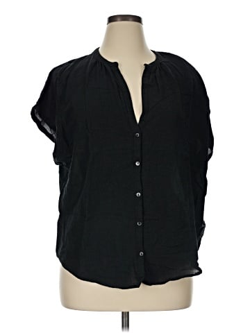 Gap Body Short Sleeve Blouse (view 1)