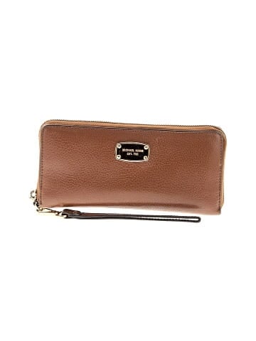 MICHAEL Michael Kors Leather Wristlet (view 1)