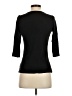 Deletta Black 3/4 Sleeve Top Size S - photo 2