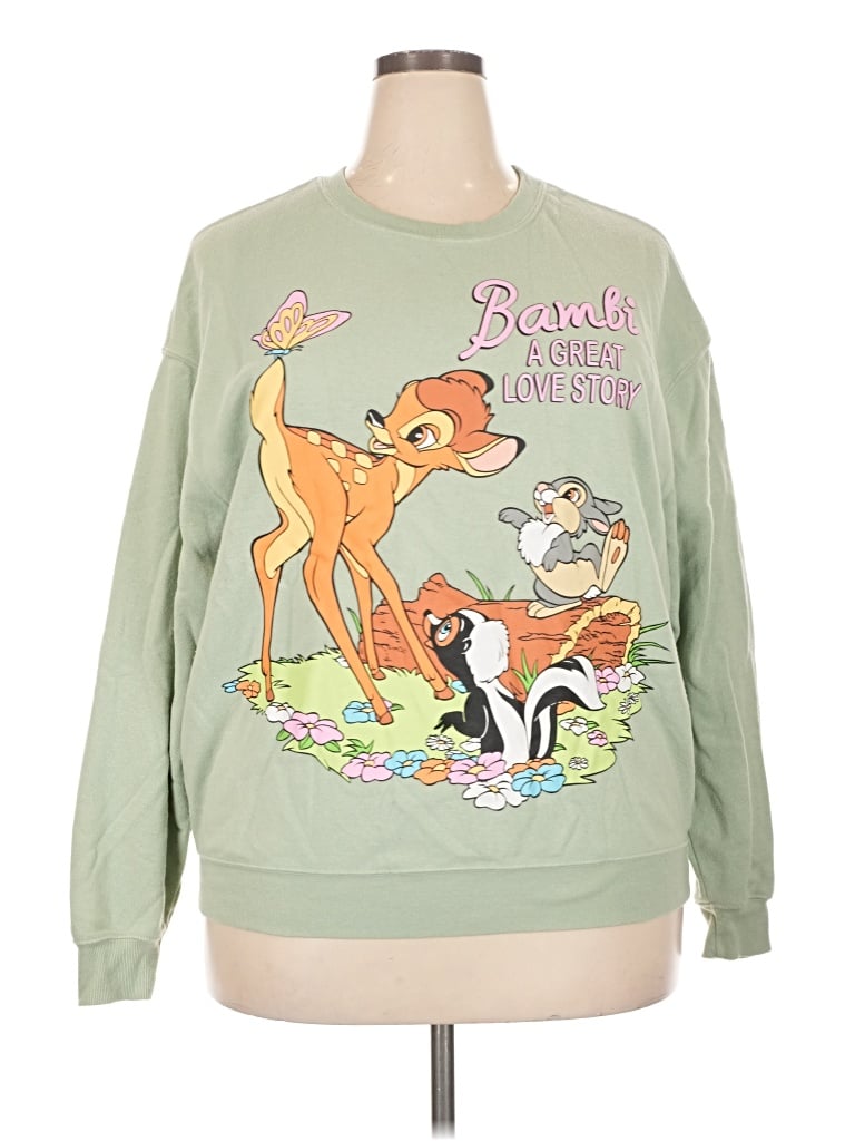 Pre-owned Disney Sweatshirt In Green