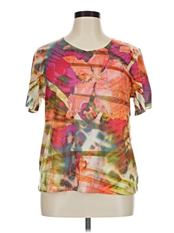 Cj Banks Short Sleeve Blouse (view 1)