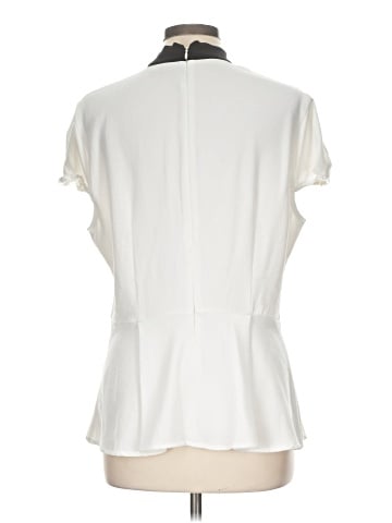 Eva Mendes by New York & Company Short Sleeve Blouse (view 2)