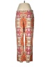 Talbots Paisley Orange Casual Pants Size 6 Petite - photo 1