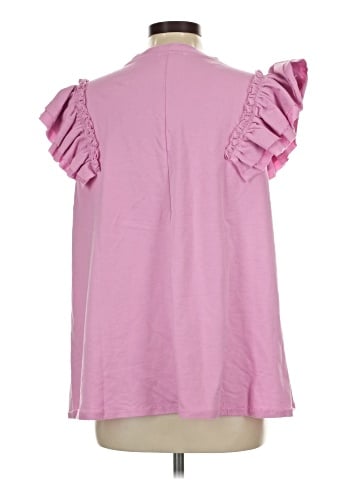 Umgee Short Sleeve Blouse (view 2)