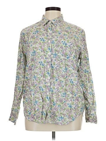 Lands' End Long Sleeve Button-Down Shirt (view 1)