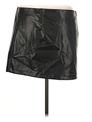 Divided by H&M Faux Leather Skirt (view 2)