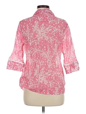 Papinelle 3/4 Sleeve Button-Down Shirt (view 2)