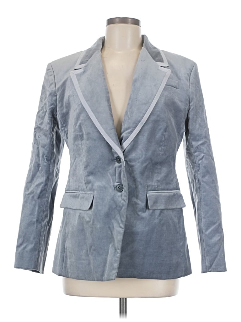 Pre-owned Jcrew Blazer Jacket In Gray