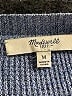 Madewell 100% Cotton Blue Pullover Sweater Size M - photo 7