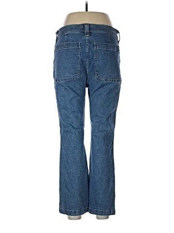 Madewell Kick Out Crop Jeans in Elkton Wash: Patch Pocket Edition (view 2)