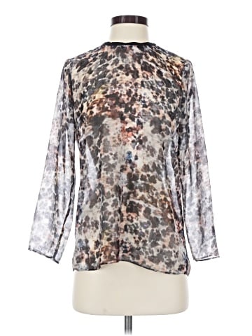 Zara Basic 3/4 Sleeve Blouse (view 1)