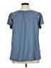 Max Studio Blue Short Sleeve Blouse Size 1X - photo 2