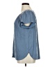 Max Studio Blue Short Sleeve Blouse Size 1X - photo 5
