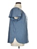 Max Studio Blue Short Sleeve Blouse Size 1X - photo 4