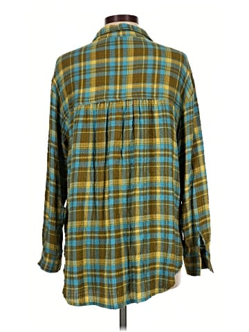 Pilcro 3/4 Sleeve Button-Down Shirt (view 2)