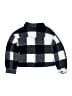 Zara Checkered-gingham Graphic Color Block White Gray Jacket Size 13 - 14 - photo 2