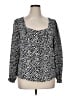 Morgan Taylor 100% Polyester Black Long Sleeve Blouse Size 1X - photo 1