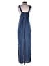 Wild Fable 100% Rayon Solid Blue Jumpsuit Size S - photo 2