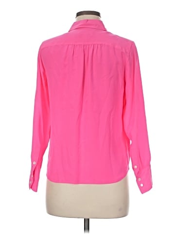 J.Crew Long Sleeve Silk Top (view 2)