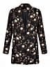 DR2 100% Polyester Black Kimono Size M - photo 1