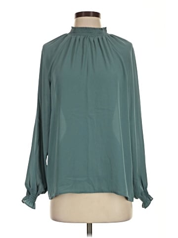 Ann Taylor LOFT Outlet Long Sleeve Blouse (view 1)