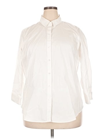 Coldwater Creek 3/4 Sleeve Button-Down Shirt (view 1)