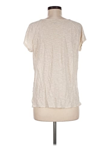 Madewell Choral Split-Neck Tee in Highsmith Stripe (view 2)