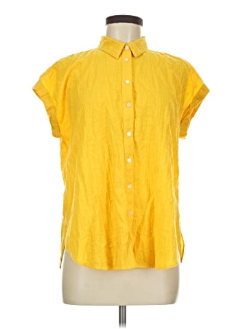 Ann Taylor LOFT Outlet Sleeveless Button-Down Shirt (view 1)
