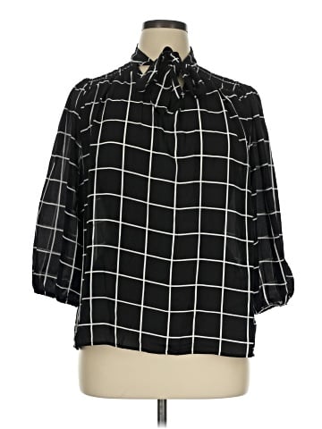 By Design 3/4 Sleeve Blouse (view 1)