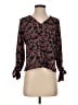 CeCe Black 3/4 Sleeve Blouse Size S - photo 1