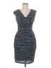 Connected Apparel 100% Polyester Tweed Gray Cocktail Dress Size 8 Petite - photo 1