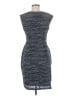 Connected Apparel 100% Polyester Tweed Gray Cocktail Dress Size 8 Petite - photo 2