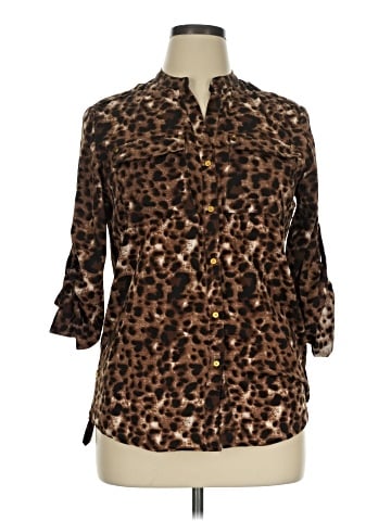 Jennifer & Grace 3/4 Sleeve Blouse (view 1)