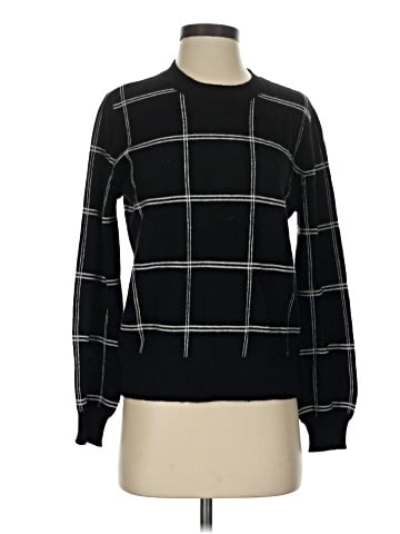 Aqua Cashmere Pullover Sweater (view 1)