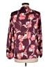 DR2 100% Polyester Burgundy Long Sleeve Blouse Size M - photo 2