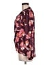 DR2 100% Polyester Burgundy Long Sleeve Blouse Size M - photo 5