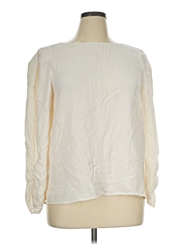 Lafayette 148 New York Long Sleeve Blouse (view 1)