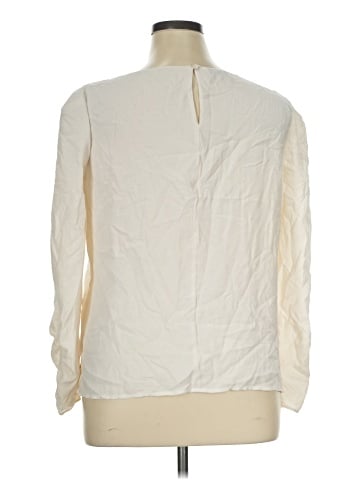 Lafayette 148 New York Long Sleeve Blouse (view 2)