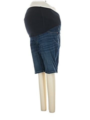 Isabel Maternity Denim Shorts (view 1)