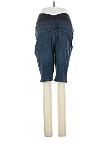 Isabel Maternity Denim Shorts (view 2)