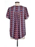 Daniel Rainn 100% Polyester Blue Short Sleeve Blouse Size L - photo 2